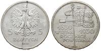 5 złotych  1930, Warszawa, 100-lecie Powstania L