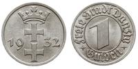 1 gulden 1932, Berlin, piękny, J. D.15, Parchimo
