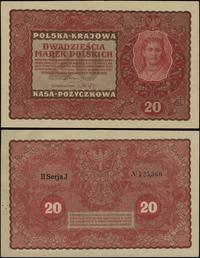 20 marek polskich 23.08.1919, seria II-J, numera
