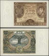 100 złotych 9.11.1934, seria CB, numeracja 76889