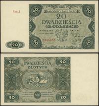 20 złotych 15.07.1947, seria A, numeracja 214545