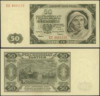 50 złotych 1.07.1948, seria EE, numeracja 866111