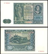 50 złotych 1.08.1941, seria C, seria C, numeracj