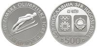 500 dinarów 1983, Olimpiada 1984 - skoki narciar