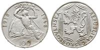 100 koron 1948, 30 Rocznica Niepodległości, sreb