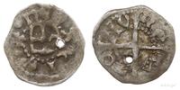 denar 1422-1470, Rewal, srebro 0.39 g, przedziur