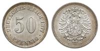 50 fenigów 1877/B, Hannover, subtelna patyna, wy