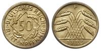 50 Rentenpfennig 1923/F, Stuttgart, miejscowa pa