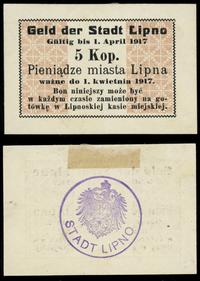 dawny zabór rosyjski, 5 kopiejek, (VIII. 1916) ważne do 1.04.1917