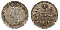 5 centów 1914, srebro "925", patyna, KM 22
