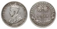 1 szyling 1914, srebro 5.60 g, KM 12