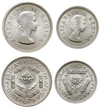 zestaw 1 x 6 pensy, 1 x 3 pensów 1953, srebro "5