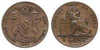 5 centimes 1850, brąz, KM 5.1