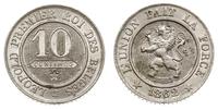 10 centimes 1862, miedzionikiel, piękne, KM 22