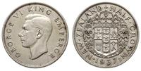 1/2 korony 1937, srebro "500", KM 11