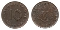 10 fenigów 1947/E, Muldenhütten, bardzo rzadkie,
