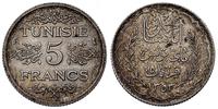5 franków 1933(1354), srebro 5.02 g, piękny egz.