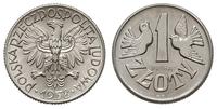 1 złoty 1958, Warszawa, dwa gołąbki, wypukły nap