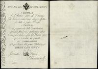 100 dukatów 1.10.1798, numeracja 150, z podpisam