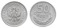 50 groszy 1968, Warszawa, aluminium, bardzo rzad