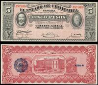 5 pesos 01.1915, seria H, wyśmienite, dostępne 2
