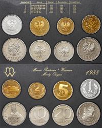zestaw rocznikowy monet: 1, 2, 5, 10, 20, 2 x 10