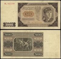 500 złotych 1.07.1948, perforacja "WZÓR", seria 