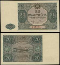 20 złotych 15.05.1946, seria A, numeracja 414121