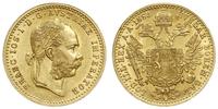 dukat 1883, Wiedeń, złoto 3.49 g, Fr. 493