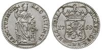 1/4 guldena (5 stuivers)  1759, Utrecht, bardzo 