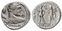 denar 100 pne, Rzym, Aw: Popiersie Herkulesa w p