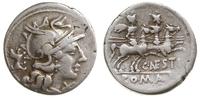 denar 146 pne, Rzym, Aw: Głowa Romy w prawo, po 