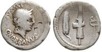 denar 83 pne, Rzym, Aw: Głowa Venus w prawo i na