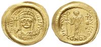 solidus 545-565, Konstantynopol, Aw: Popiersie c