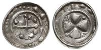 denar krzyżowy XI w., Aw: Krzyż patriarchalny i 