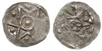 denar XIV-XV w., Aw: Gwiazda sześcioramienna w k