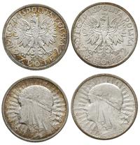 zestaw: 2 x 2 złote 1932, 1933, Warszawa, głowa 