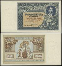 20 złotych 20.06.1931, seria DK, numeracja 60131