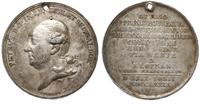 Kurlandia, medal sygnowany ABRAMSON, na założenie gimnazjum w Mitawie 1779 r, Aw: Gło..