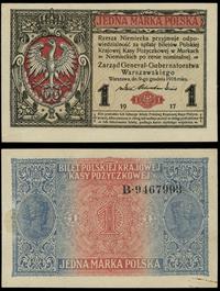1 marka polska 09.12.1916, seria B., numeracja 9