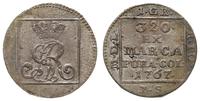 1 grosz srebrny 1767 FS, Warszawa, Plage 217