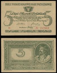 5 marek polskich 17.05.1919, seria IK, numeracja