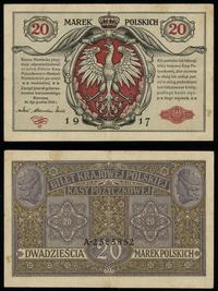 20 marek polskich 09.12.1916, seria A, numeracja