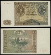 100 złotych 01.08.1941, seria D, numeracja 01902