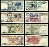 zestaw 9 banknotów Polskiej Republiki Ludowej, w