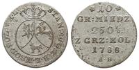 Polska, 10 groszy miedziane, 1788 EB