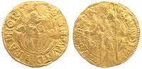 dukat 1593, Hermannstadt, złoto, 3,37 g