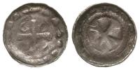 denar X-XI wiek, Aw: Krzyż patriarchalny, Rw: Kr