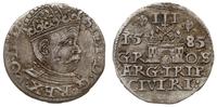 trojak 1585, Ryga, Iger 85.2.b (R), Gerbaszewski