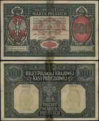 500 marek polskich 15.01.1919, numeracja 328323,